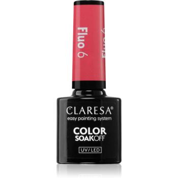 Claresa SoakOff UV/LED Color Fluo géles körömlakk árnyalat 6 5 g