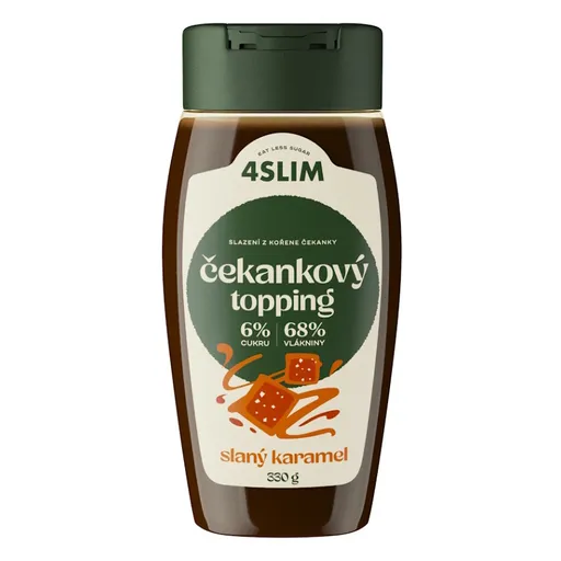 4SLIM Čakankový topping slaný karamel 330 g