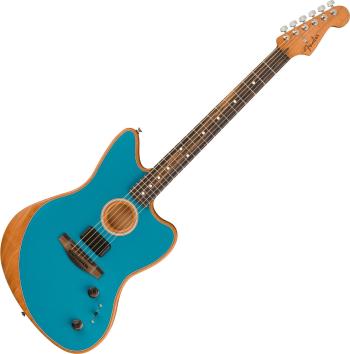 Fender American Acoustasonic Jazzmaster Ocean Turquoise Elektroakustická gitara