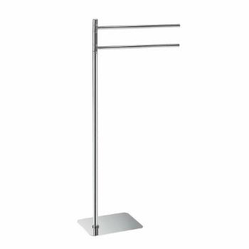 GEDY 1131 Suport Artu cu suport pentru prosoape,pătrat , argintiu