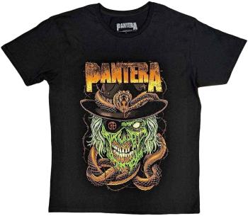 Pantera Tričko Snake & Skull Unisex Black L