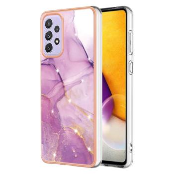 IMD MARBLE Ochranný kryt Samsung Galaxy A23 / A23 5G PURPLE