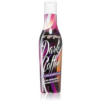 Oranjito Dark Coffee Accelerator opaľovacie mlieko do solária s biozložkami a urýchlovačom opálenia 200 ml