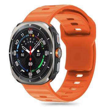 Tech-Protect Silicone Line remienok na Samsung Galaxy Watch Ultra 47mm, orange