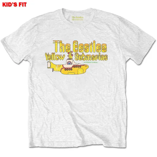 The Beatles tričko The Beatles tričko Nothing Is Real Kids White Biela 1 - 2 roky