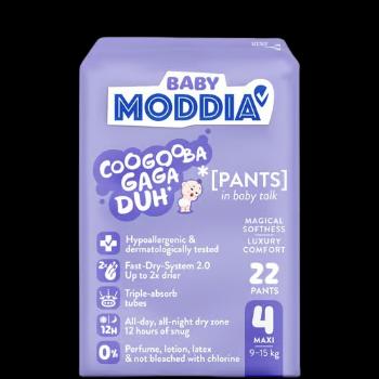 MODDIA BABY Plienkové nohavičky 4 Maxi (9–15 kg), 22 ks