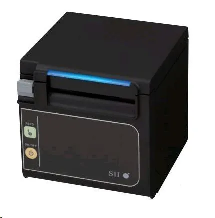 Seiko pokladní tiskárna RP-E11, řezačka, Přední výstup, Ethernet, čierna