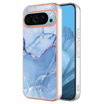 IMD MARBLE Ochranný kryt pre Google Pixel 9 Pro XL BLUE