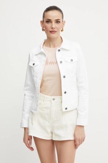 Rifľová bunda Armani Exchange biela farba, prechodná, XW001181 AF10862