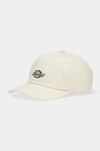 Bavlnená šiltovka Dickies žltá farba, s nášivkou, DK0A4Z6NK531