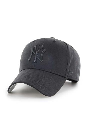 Šiltovka 47 brand MLB New York Yankees čierna farba, s nášivkou, B-RAC17CTP-BKA