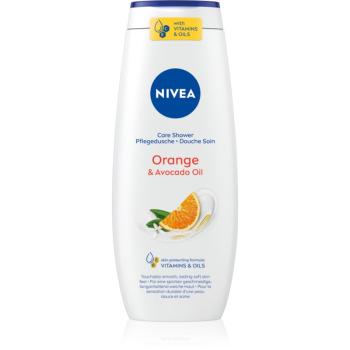 NIVEA Orange & Avocado Oil upokojujúci sprchový gél 500 ml