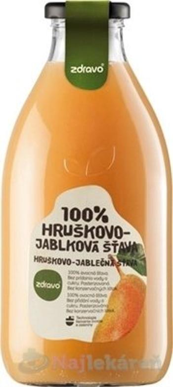 Zdravo 100% HRUŠKOVO-JABLKOVÁ ŠŤAVA, 0,75l