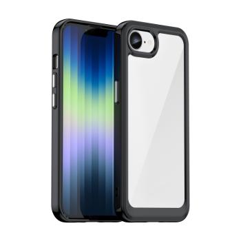 CRYSTAL Ochranný kryt pre Apple iPhone 16e čierny