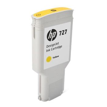 HP originál ink F9J78A, HP 727, yellow, 300ml, HP DesignJet T1530,T2530,T930,T1500,T2500,T920, žltá