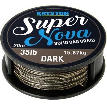 Kryston náväzcová šnúrka super nova solid braid čierna 20 m-nosnosť 35 lb