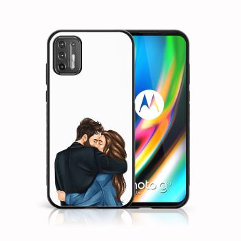 MY ART Silikónový obal Motorola Moto G9 Plus COUPLE (117)