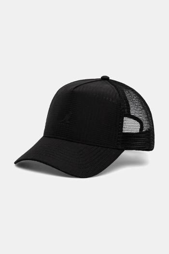 Šiltovka Kangol SEERSUCKER MESH TRUCKER čierna farba, jednofarebná, K5339.BK001