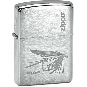 Zippo benzínový zapaľovač tom´s quill brúseený