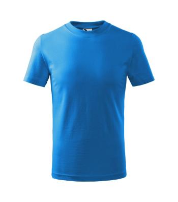 MALFINI Detské tričko Basic - Jasno modrá | 110 cm (4 roky)