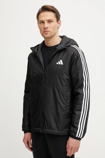 Bunda adidas Essential čierna farba, prechodná, JD1032