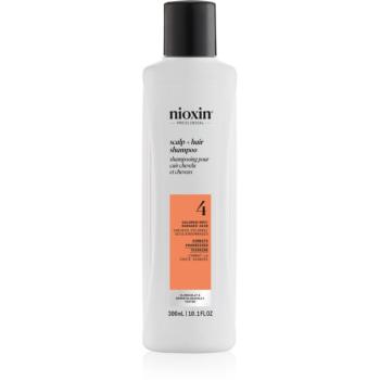 Nioxin System 4 Scalp + Hair Shampoo jemný šampón pre farbené a poškodené vlasy 300 ml