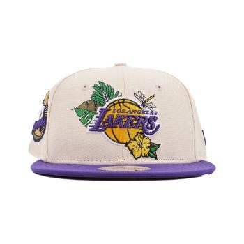 New-Era  NBA FLORAL 9FIFTY LOSLAK  Šiltovky Béžová