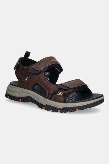 Sandále Skechers PREWITT hnedá farba, 205139