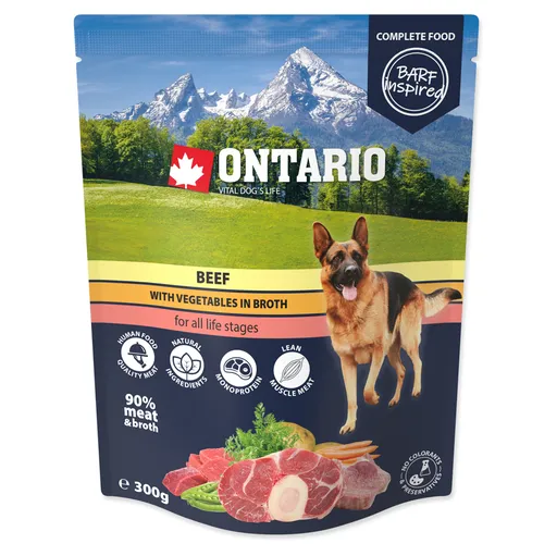 ONTARIO Vrecko hovädzie so zeleninou vo vývare 300 g