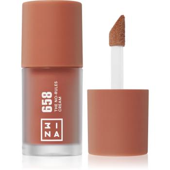 3INA The No-Rules Cream multifunkčné líčidlo na oči, pery a tvár odtieň 658 - Light, neutral brown 8 ml