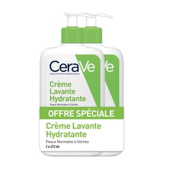 CeraVe Sada hydratačných čistiacich gélov na tvár aj telo (Hydrating Cleanser) 2 x 473 ml