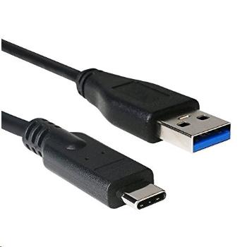 Kabel C-TECH CB-USB3C-20B USB 3.0 AM na Type-C kabel (AM/CM), 2m, černý