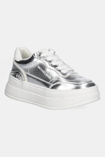Detské tenisky Michael Kors HAYES strieborná farba, MK02384040