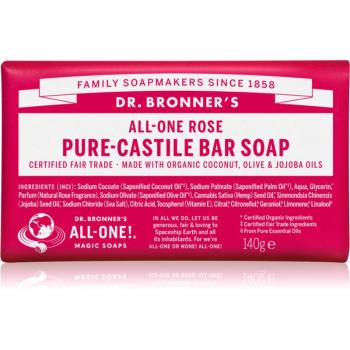 Dr. Bronner’s Rose tuhé mydlo 140 g