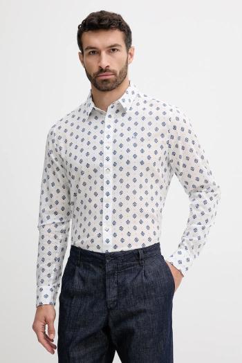 Bavlnená košeľa Pepe Jeans biela farba, regular, s klasickým golierom, PM309091