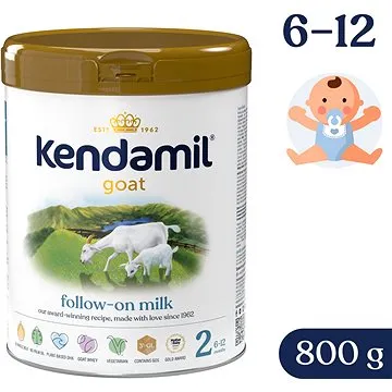Kendamil Kozie pokračovacie mlieko 2 DHA+ (800 g) (5056000503985)