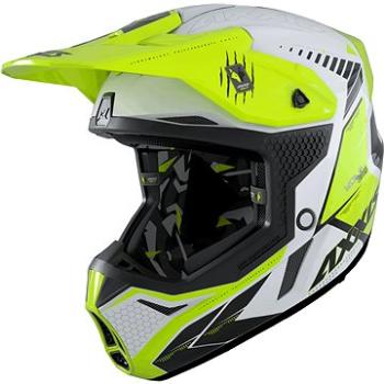 Axxis Wolf ABS Star Track a3, motokrosová helma lesklá fluórová žltá (MOTO32173nad)