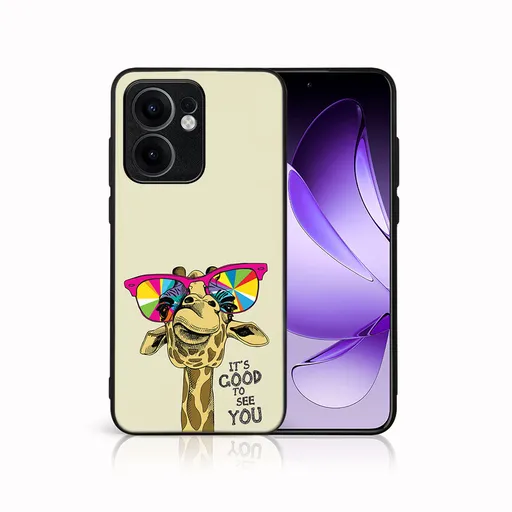 MY ART Ochranný kryt pre Oppo Reno13 F 5G / Reno13 FS 5G GIRAFFE (180)