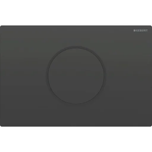 Geberit Sigma10 ovládacie tlačidlo oceľ čierna 115.908.DW.6