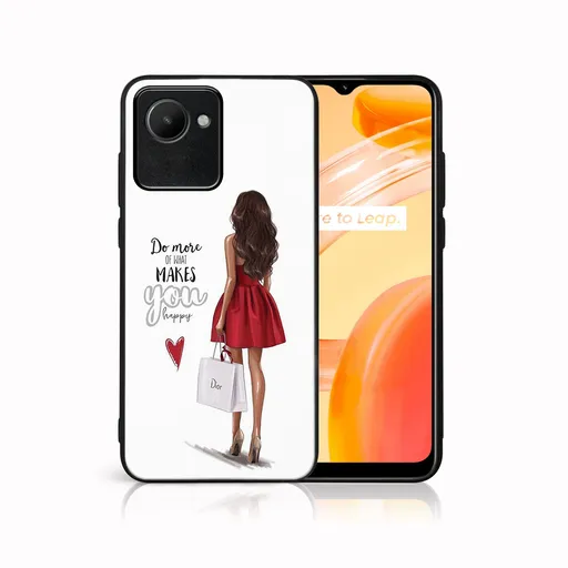 MY ART Ochranný kryt Realme C30 RED DRESS (137)