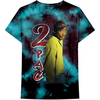 2Pac tričko Vintage Modrá XL