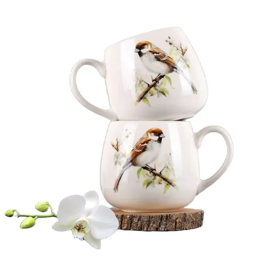 VERONI - Hrnček 440ml Sparrow