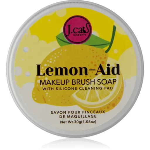 J.Cat Beauty Lemon-Aid tuhý čistič na make-up hubky a štetce 30 g