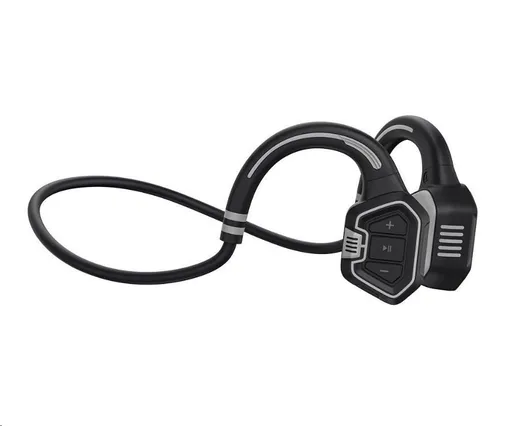 EVOLVEO bezdrôtové slúchadlá BoneSwim MP3 16GB, na lícne kosti, šedá