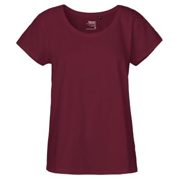 Neutral Dámske tričko Loose Fit z organickej Fairtrade bavlny - Bordeaux | S