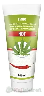 VIRDE KONOPNÝ BALZAM hrejivý HOT 200 ml