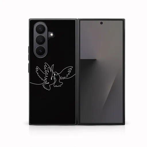 MY ART Ochranný kryt pre Samsung Galaxy Z Fold7 5G WHITE DOVE (195)