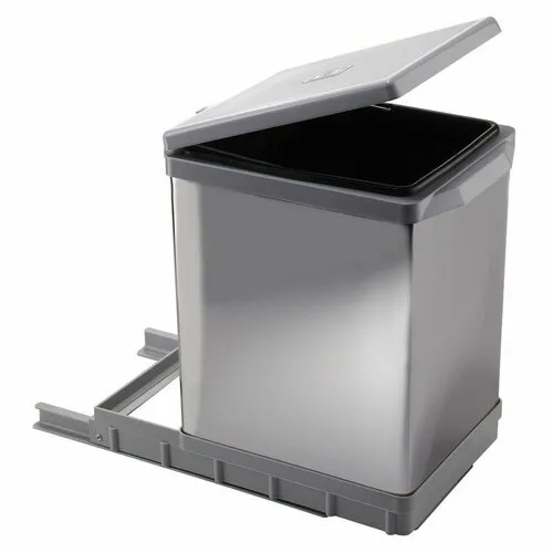 Elletipi Vstavaný odpadkový kôš TOWER - výsuvný s automatickým vekom, 17 l
