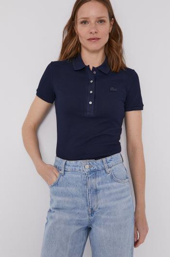 Polo tričko Lacoste dámske, tmavomodrá farba, PF5462
