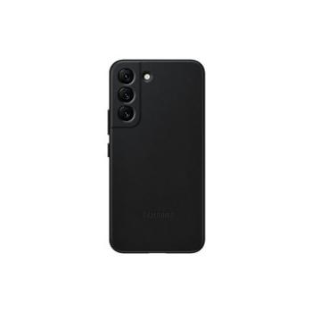 Samsung Galaxy S22 5G Kožený zadný kryt čierny (EF-VS901LBEGWW)